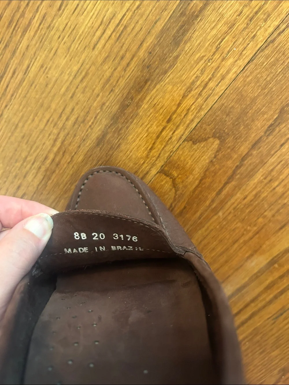 Saks Fifth Avenue Brown Suede Penny Loafers - Women's